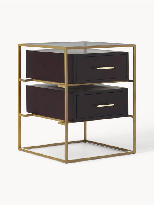 Mango Wood Bedside Table Lyle