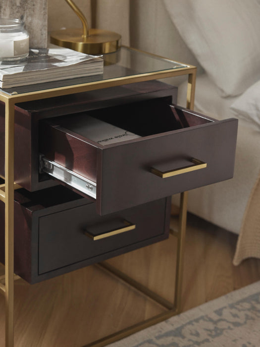 Mango Wood Bedside Table Lyle