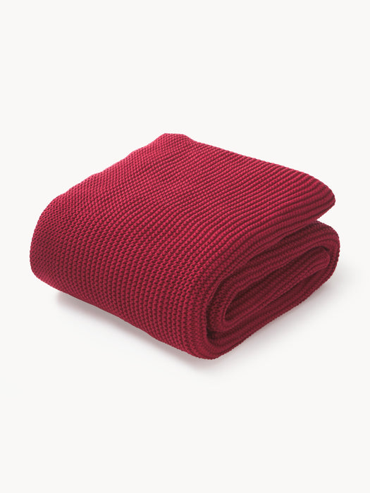 Organic Cotton Knitted Blanket Adalyn
