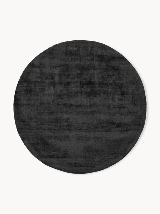 Round Hand-Woven Viscose Rug Jane