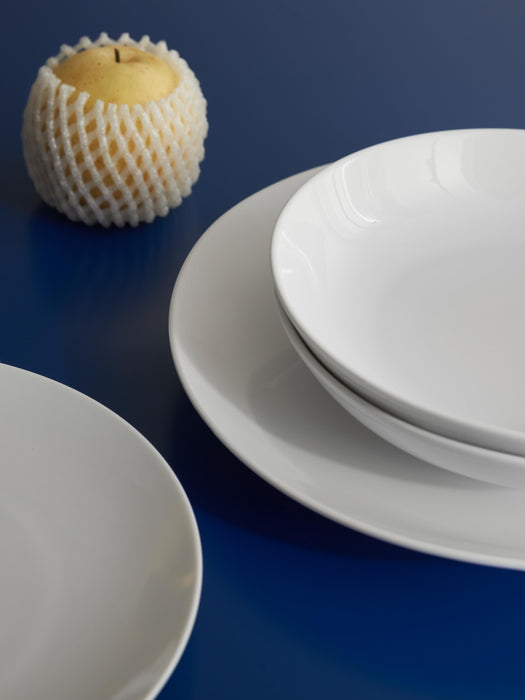 Porcelain Soup Plates Delight Set of 4