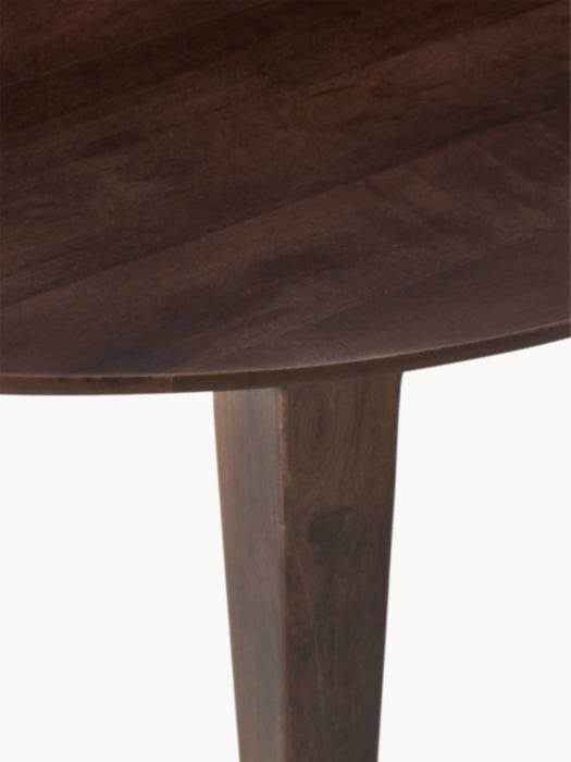Oval Mango Wood Dining Table Archie 200x100 cm
