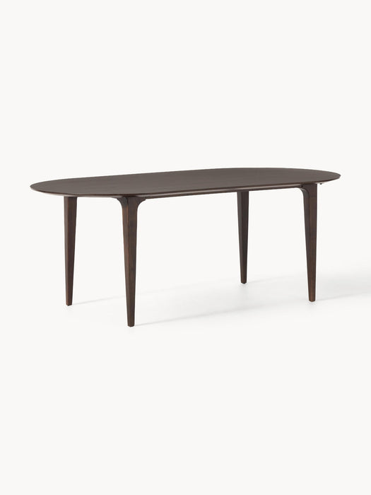 Archie Oval Mango Wood Dining Table, 200 x 100 cm