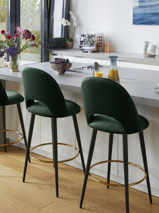 Velvet Bar Chair Rachel