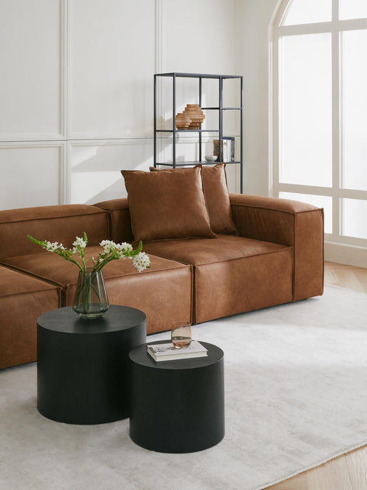 Modular Leather Sofa Lennon 4-seater