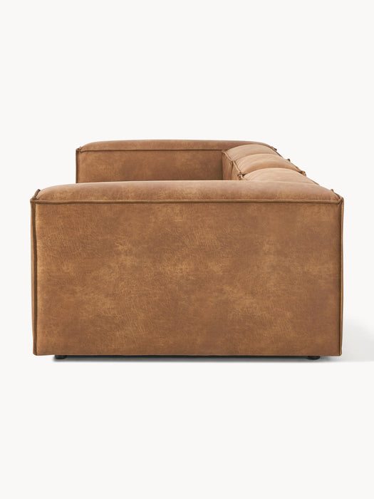 Modular Leather Sofa Lennon 4-seater