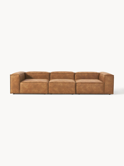 Modular Leather Sofa Lennon 4-seater