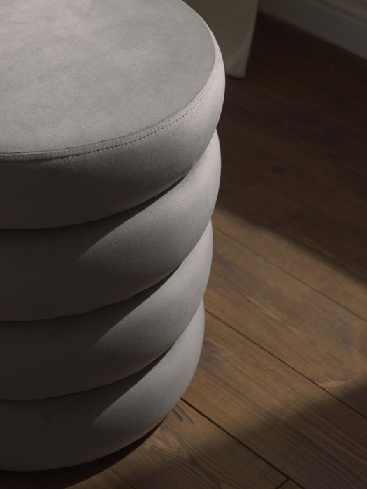 Velvet Pouffe Alto