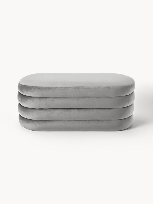 Velvet Upholstered Bench Alto