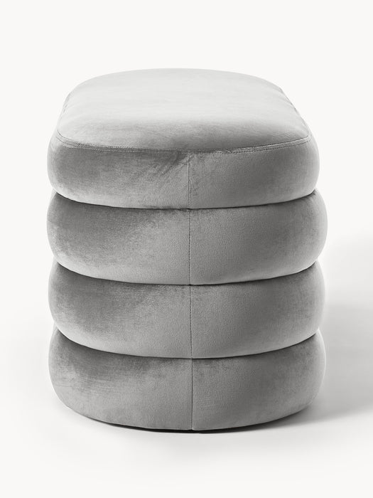 Velvet Upholstered Bench Alto