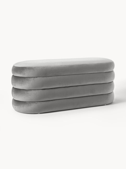 Velvet Upholstered Bench Alto