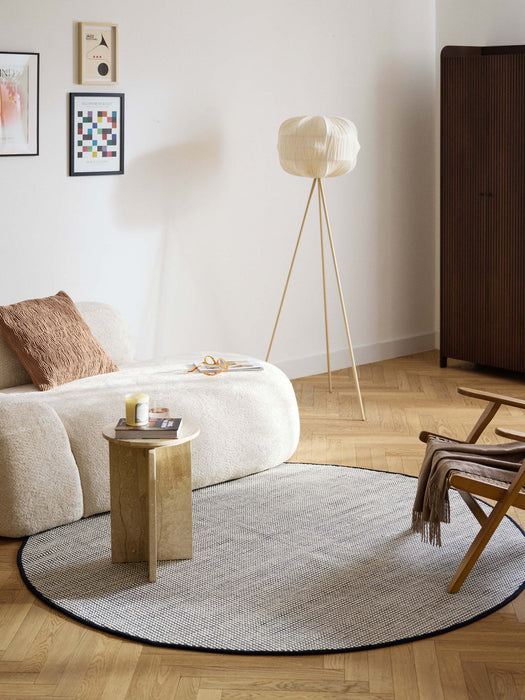 Amaro Round Hand-Woven Wool Rug