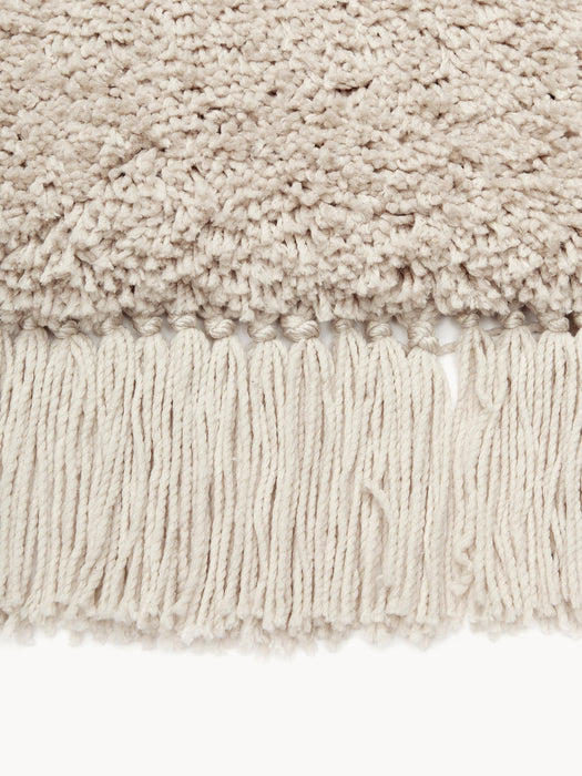 Dreamy Fluffy High-Pile Runner with Fringes
