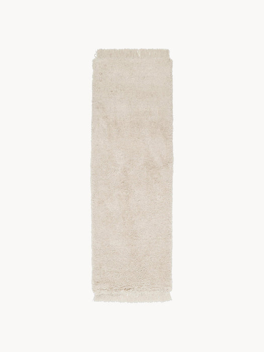 Dreamy Fluffy High-Pile Runner with Fringes