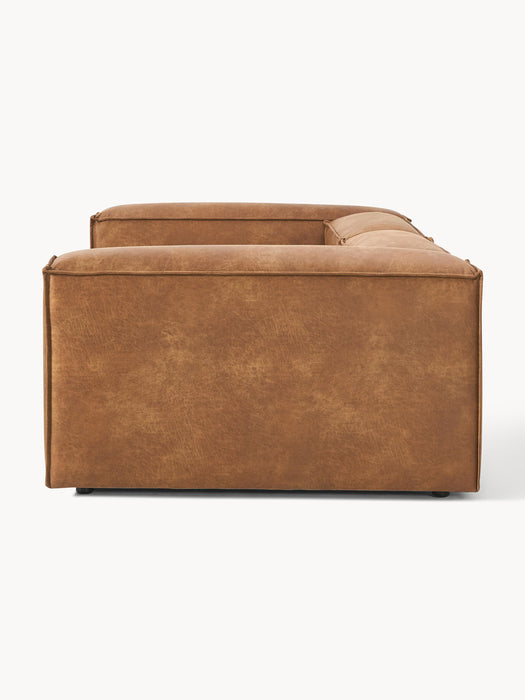 Modular Leather Sofa Lennon 3-seater