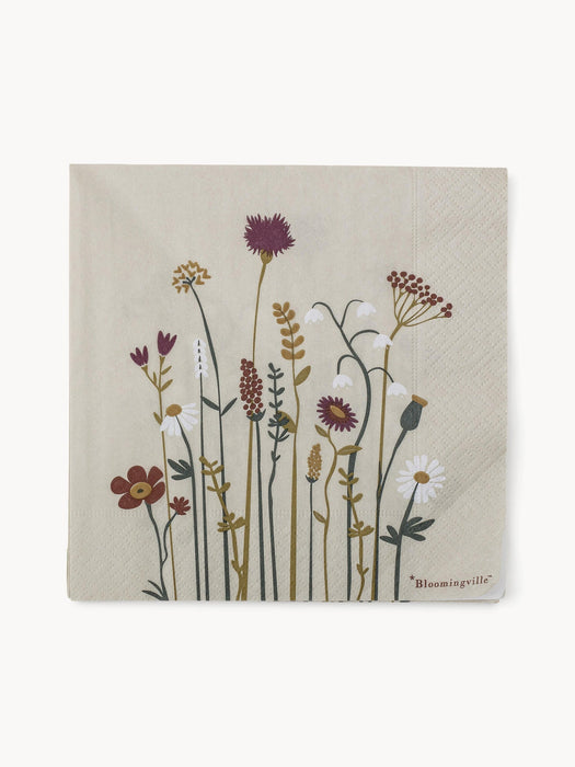 Paper Napkins Paige, Set of 20