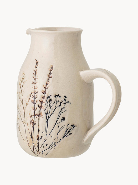 Handmade Jug Bea with Grass Motif, 1.5 L