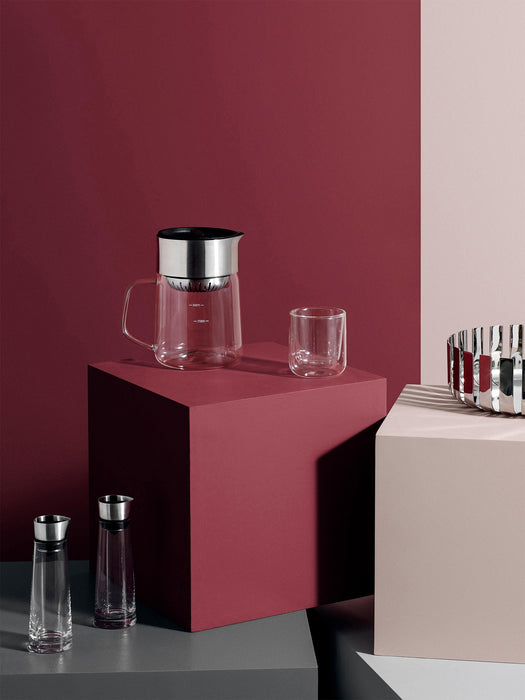 Double-walled Glass Cups Nero Set of 2