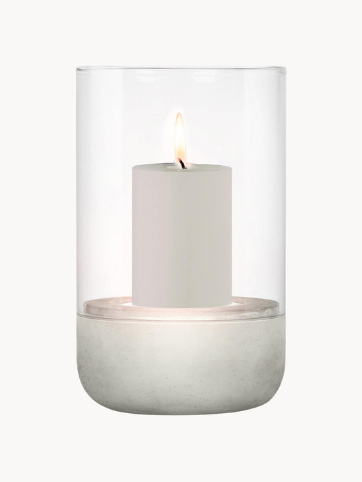 Calma Glass Candle Holder, H 20 cm