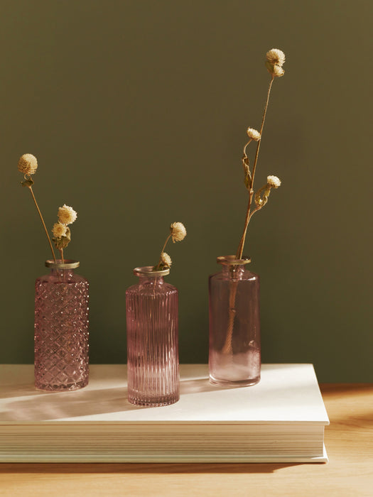 Glass Vases Adore Set of 3