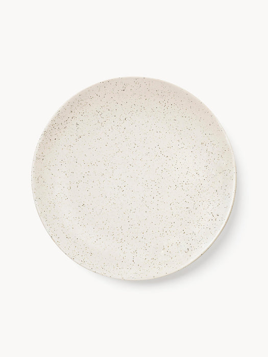 Handmade Dinner Plates Nordic Vanilla Set of 4