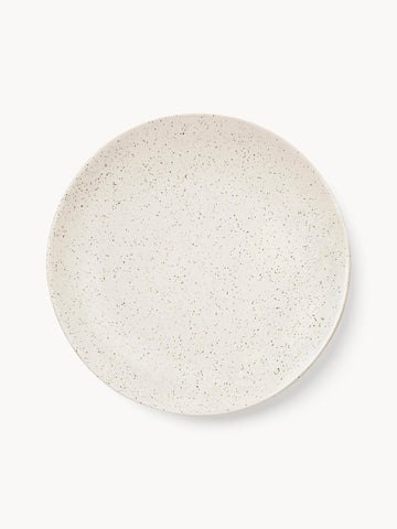 Handmade Dinner Plates Nordic Vanilla, Set of 4