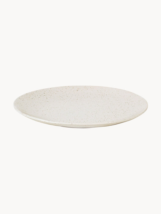 Handmade Dinner Plates Nordic Vanilla Set of 4