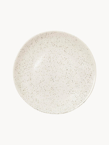Handmade Breakfast Plates Nordic Vanilla, Set of 4
