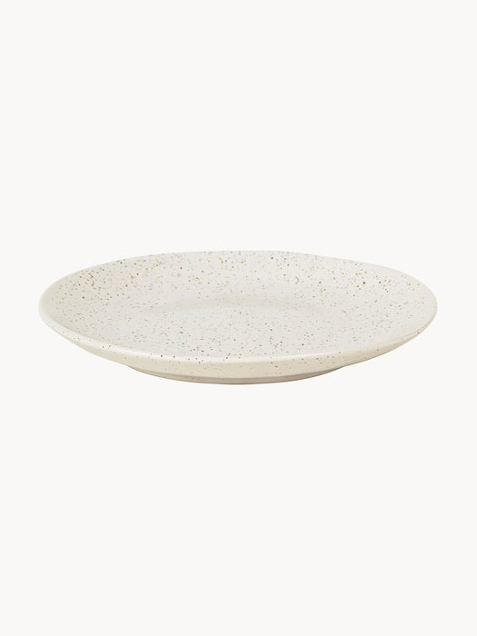 Handmade Breakfast Plates Nordic Vanilla Set of 4