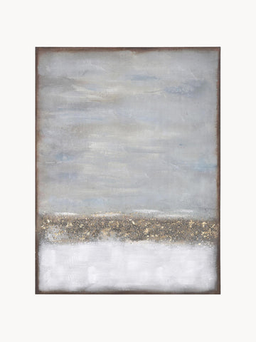 Hand-Painted Canvas Art Abstract Horizon