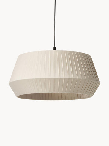 Classic Pleated Fabric Pendant Light Dicte