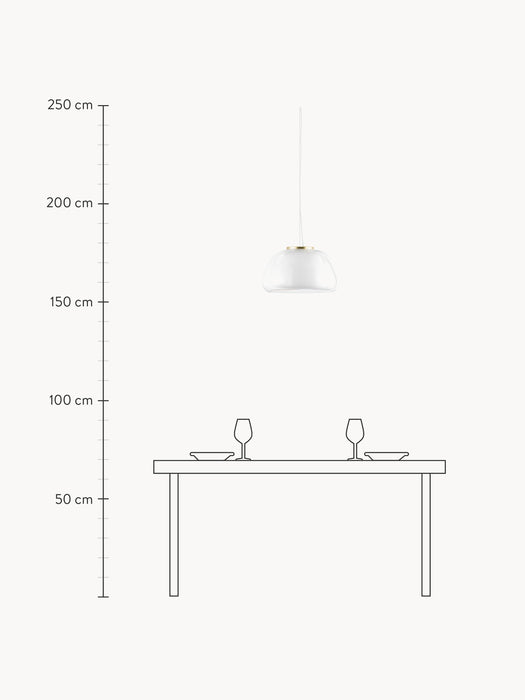 Glass Pendant Light Jelly