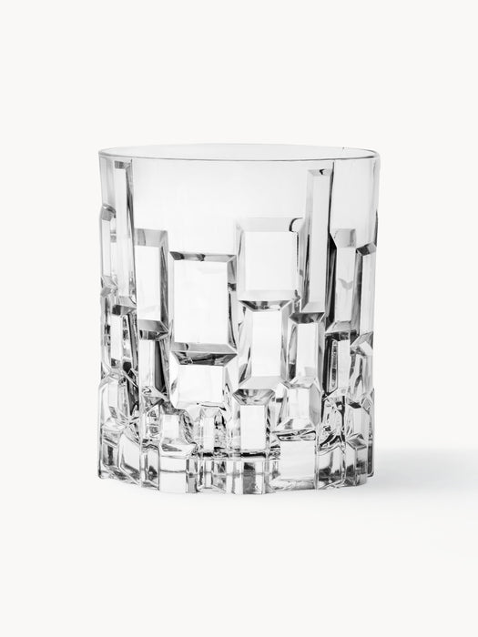 Crystal Tumblers Etna with Embossed Pattern Set of 6