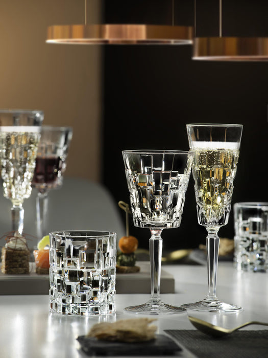 Crystal Tumblers Etna with Embossed Pattern Set of 6