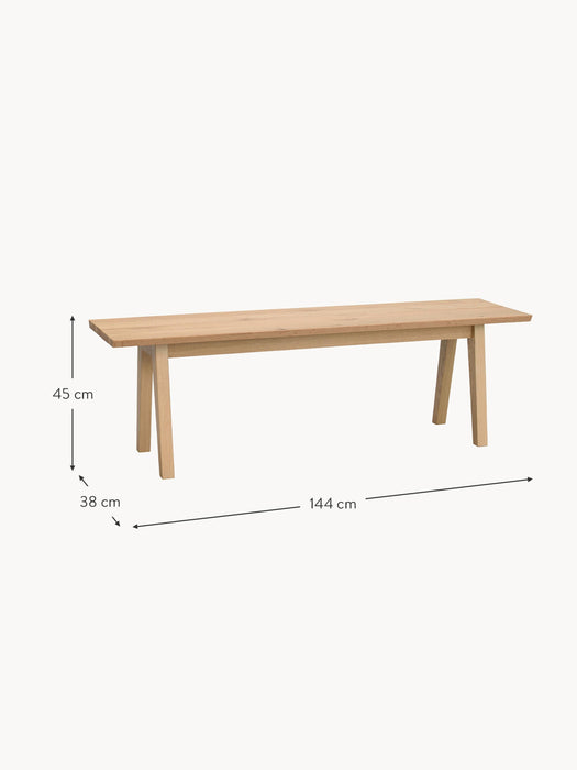 Oak Wood Bench Melfort