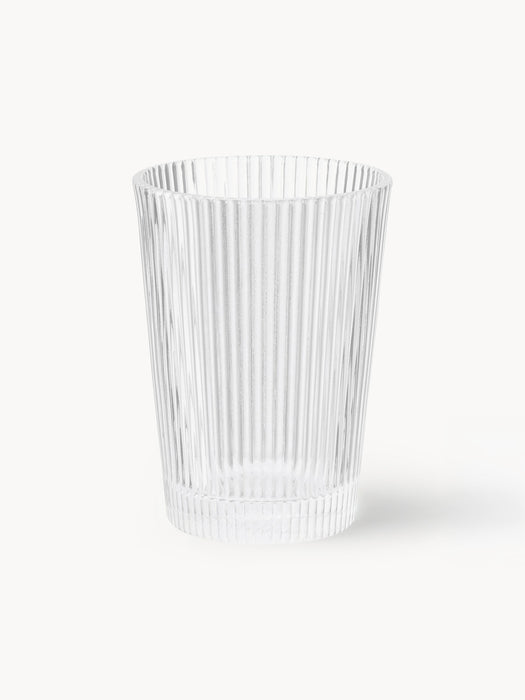 Tumblers Pilastro with Embossed Pattern Set of 6