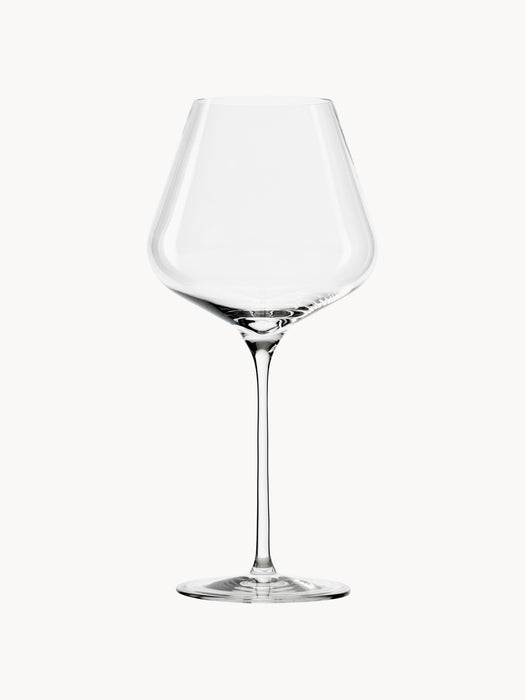 Crystal Red Wine Glasses Quadrophil Set of 6
