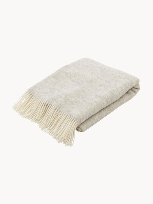 Wool Throw Tyrol with Fringes