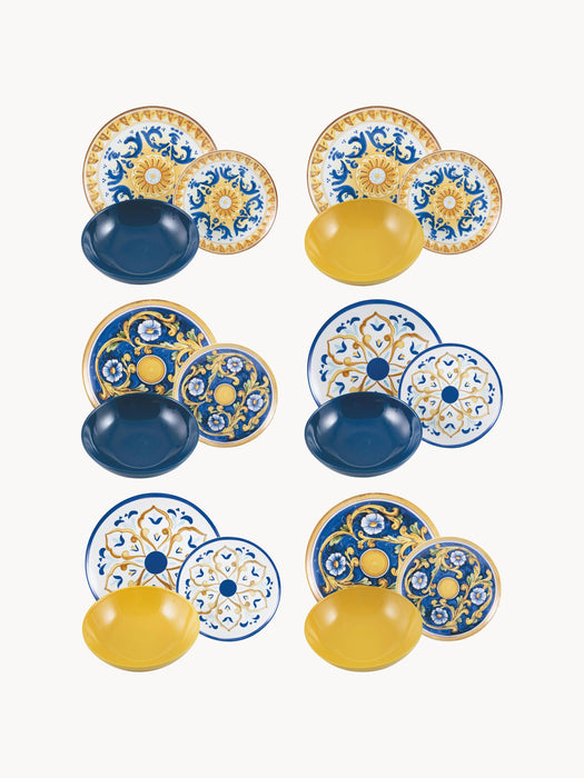 Tableware Set Sicillia 6 People Set Of 18