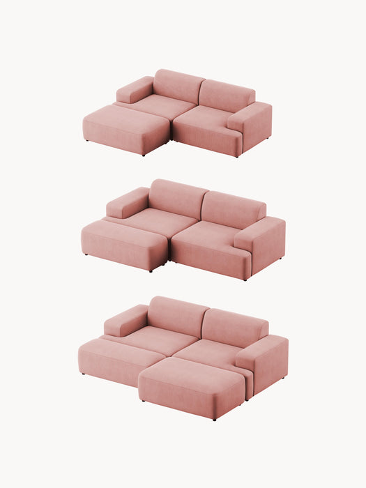 Corduroy Sofa Melva 3-seater