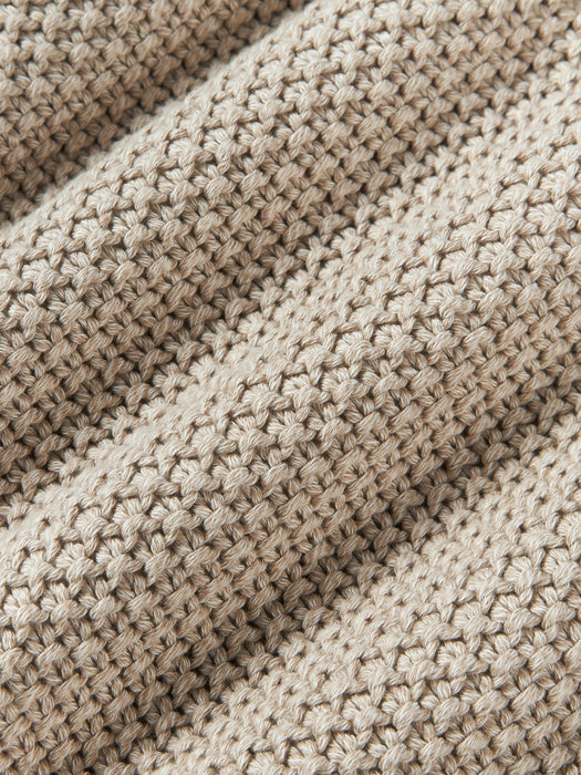 Molly Knitted Cushion Cover with Pompoms