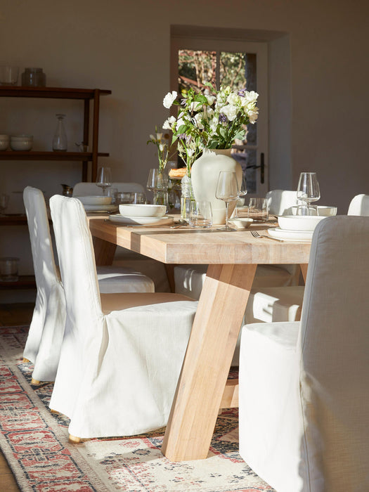 Ashton Oak Wood Dining Table, in various sizes