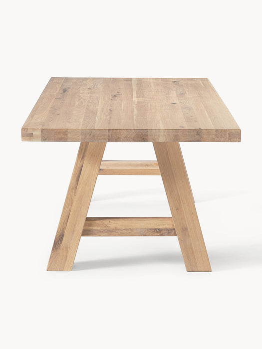Ashton Oak Wood Dining Table, in various sizes