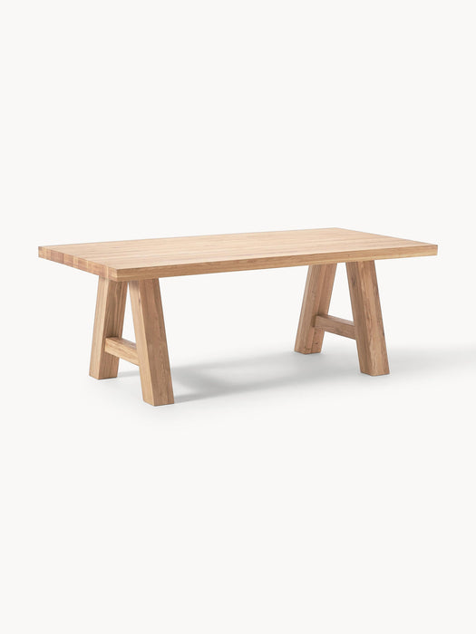 Ashton Oak Wood Dining Table, in various sizes