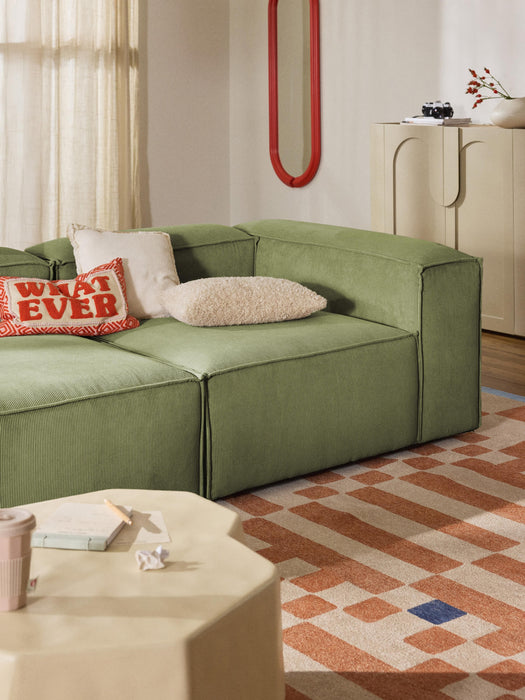 Corduroy Modular Sofa Lennon 4-seater