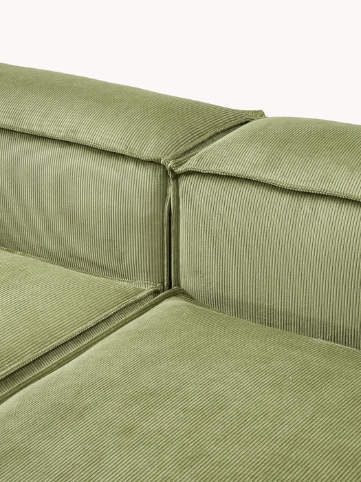 Corduroy Modular Sofa Lennon 4-seater
