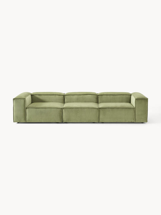 Corduroy Modular Sofa Lennon 4-seater