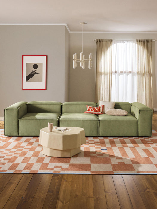 Corduroy Modular Sofa Lennon 4-seater
