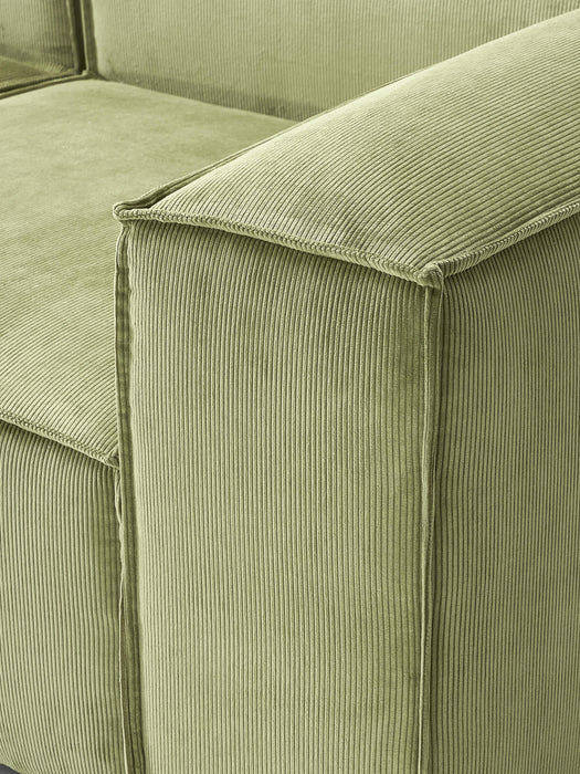 Corduroy Modular Sofa Lennon 4-seater