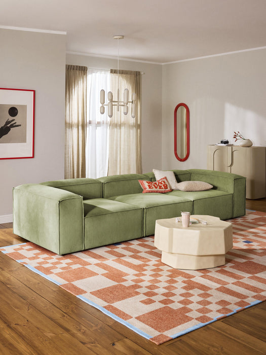 Corduroy Modular Sofa Lennon 4-seater